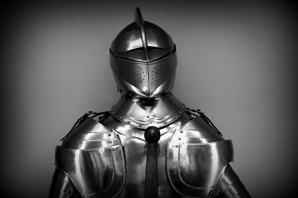 Knight of armour - medieval themed family day out in the Cotswolds